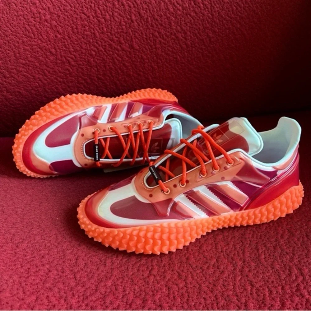 Adidas x Craig Green red orange water resistant sneakers shoes